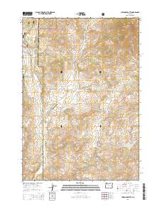 Clevenger Butte 2014 topographic map thumbnail