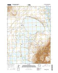 Flagstaff Lake 2014 topographic map thumbnail