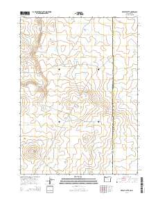 Defeat Butte 2014 topographic map thumbnail