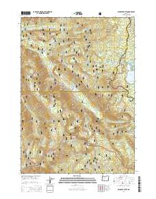 Emigrant Butte 2014 topographic map thumbnail