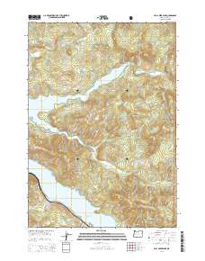 Fall Creek Lake 2014 topographic map thumbnail