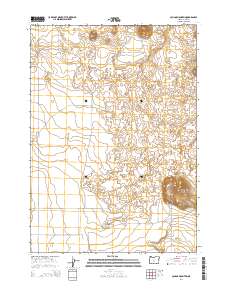 Cougar Mountain 2014 topographic map thumbnail