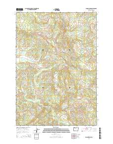 Fanno Ridge 2014 topographic map thumbnail