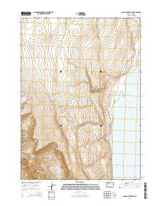 Coglan Buttes NE 2014 topographic map thumbnail