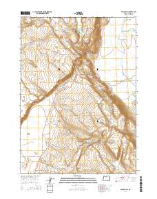 Frenchglen 2014 topographic map thumbnail