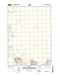Malheur Lake West 2014 topographic map thumbnail