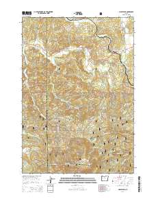 Marys Peak 2014 topographic map thumbnail