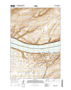 Hat Rock 2014 topographic map thumbnail