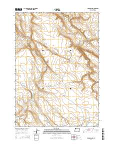 Meadow Lake 2014 topographic map thumbnail