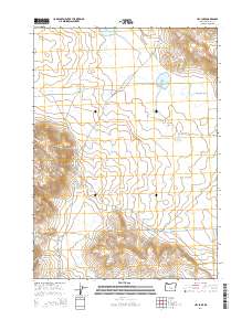 Hay Lake 2014 topographic map thumbnail