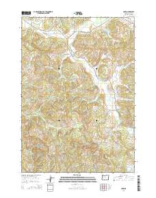 Crow 2014 topographic map thumbnail