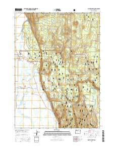 Fort Klamath 2014 topographic map thumbnail