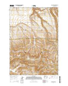 Fossil North 2014 topographic map thumbnail