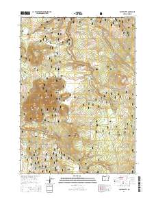 Foster Butte 2014 topographic map thumbnail