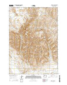 Henry Gulch 2014 topographic map thumbnail