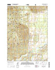 Cryder Butte 2014 topographic map thumbnail
