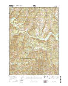 Letz Creek 2014 topographic map thumbnail