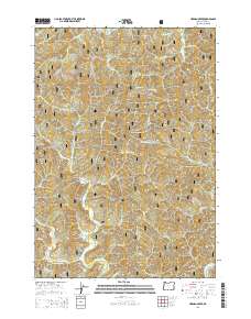 Herman Creek 2014 topographic map thumbnail