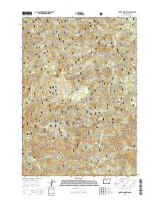 Harter Mountain 2014 topographic map thumbnail