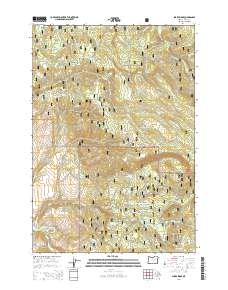 Sharp Ridge 2014 topographic map thumbnail
