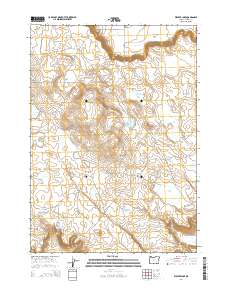 Weaver Lake 2014 topographic map thumbnail