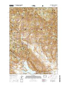 Unity Reservoir 2014 topographic map thumbnail