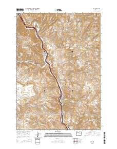 Lime 2014 topographic map thumbnail
