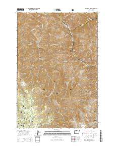 Deadhorse Ridge 2014 topographic map thumbnail
