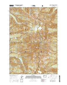 Mount Jefferson 2014 topographic map thumbnail