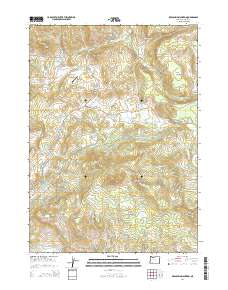 Obenchain Mountain 2014 topographic map thumbnail