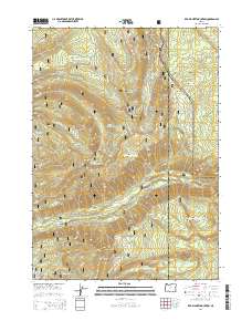 Red Blanket Mountain 2014 topographic map thumbnail