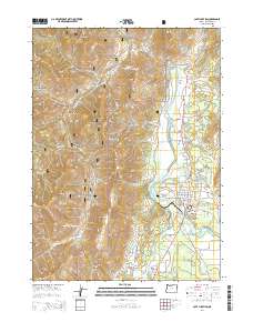 Cave Junction 2014 topographic map thumbnail