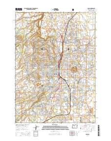 Bend 2014 topographic map thumbnail