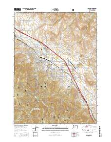 Ashland 2014 topographic map thumbnail