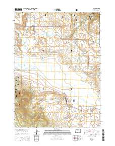Bly 2014 topographic map thumbnail