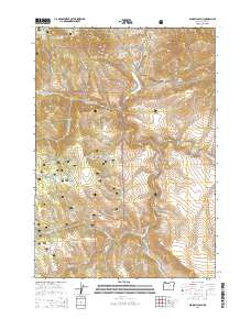 Aldrich Gulch 2014 topographic map thumbnail