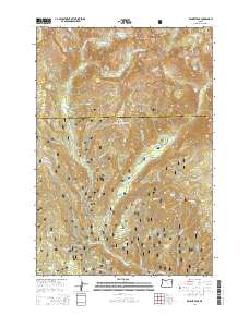 Bennet Peak 2014 topographic map thumbnail