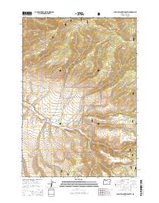 Aldrich Mountain South 2014 topographic map thumbnail