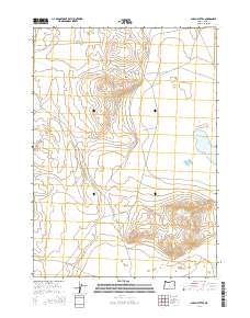 Alkali Buttes 2014 topographic map thumbnail