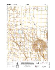 Alkali Lake 2014 topographic map thumbnail