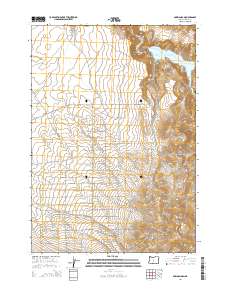 Bowman Dam 2014 topographic map thumbnail