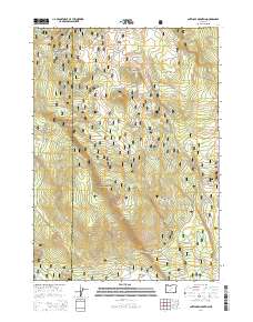 Antelope Mountain 2014 topographic map thumbnail