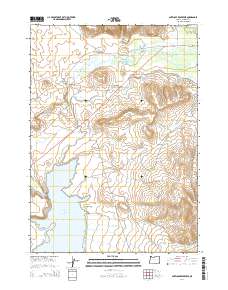 Antelope Reservoir 2014 topographic map thumbnail