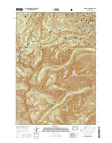 Anthony Lakes 2014 topographic map thumbnail