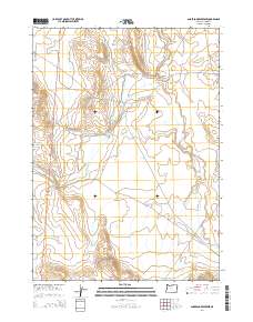 Anderson Reservoir 2014 topographic map thumbnail