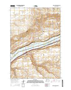 Biggs Junction 2014 topographic map thumbnail