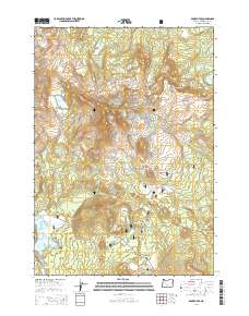 Broken Top 2014 topographic map thumbnail
