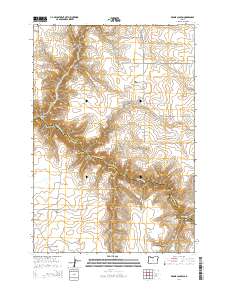 Bronx Canyon 2014 topographic map thumbnail