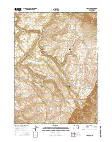 Ankle Creek 2014 topographic map thumbnail