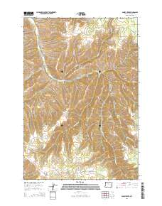 Bassey Creek 2014 topographic map thumbnail